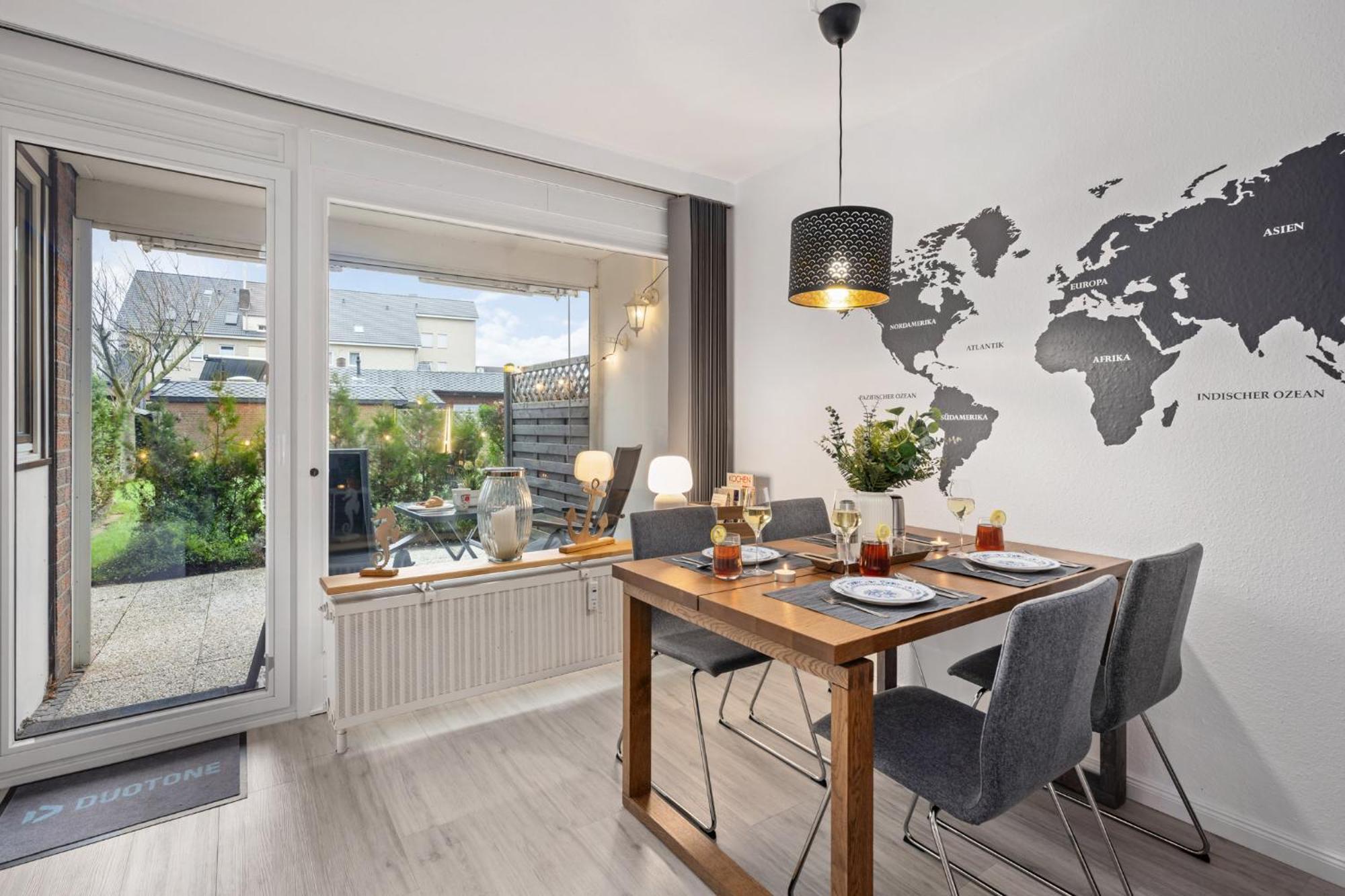 Greypearl - Ruhig Gelegen Mit Terrasse - Strandnaehe - Parkplatz - Wlan Büsum Dış mekan fotoğraf