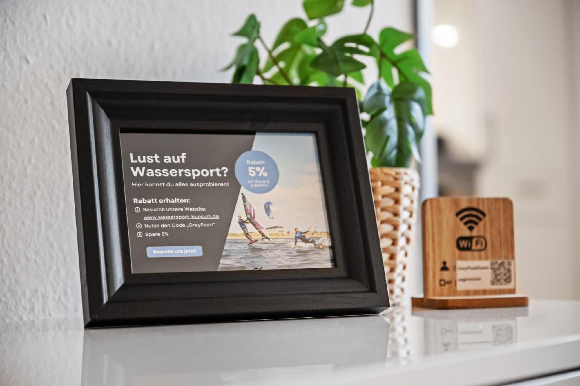 Greypearl - Ruhig Gelegen Mit Terrasse - Strandnaehe - Parkplatz - Wlan Büsum Dış mekan fotoğraf